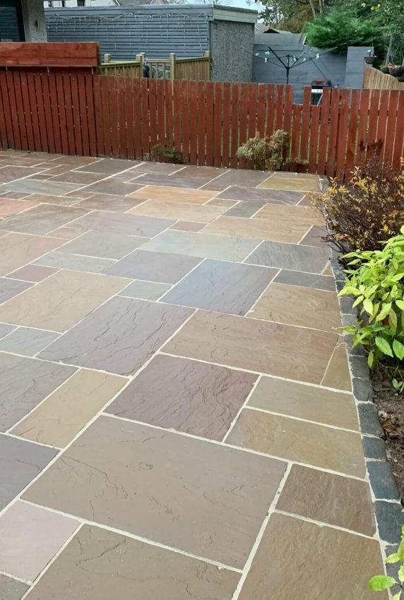 Indian Sandstone paving broxburn